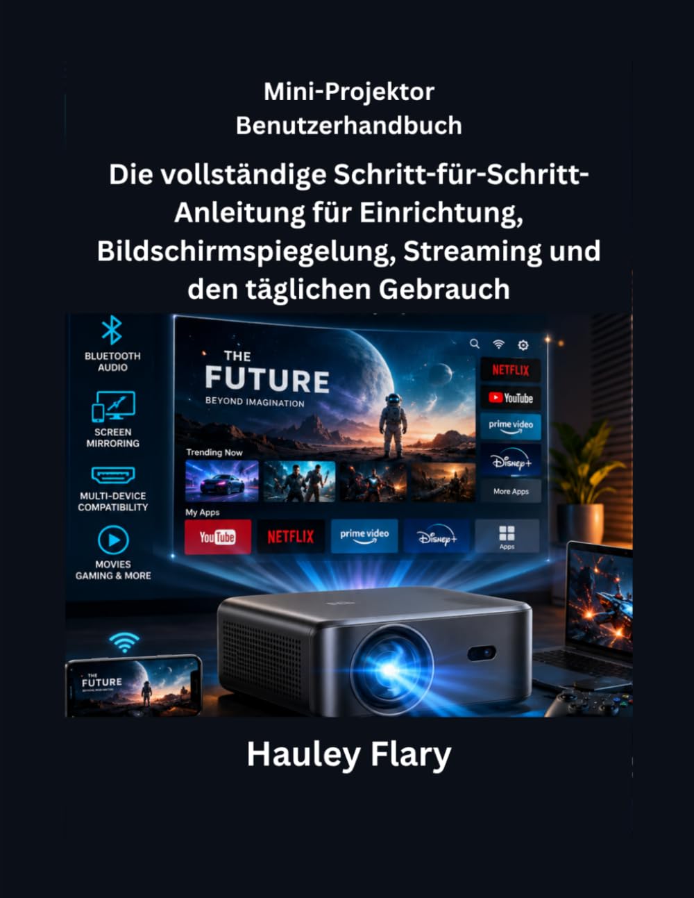 Mini-Projektor Benutzerhandbuch: Die vollständige Schritt-für-Schritt-Anleitung für Einrichtung, Bildschirmspiegelung, Streaming und den täglichen Gebrauch
