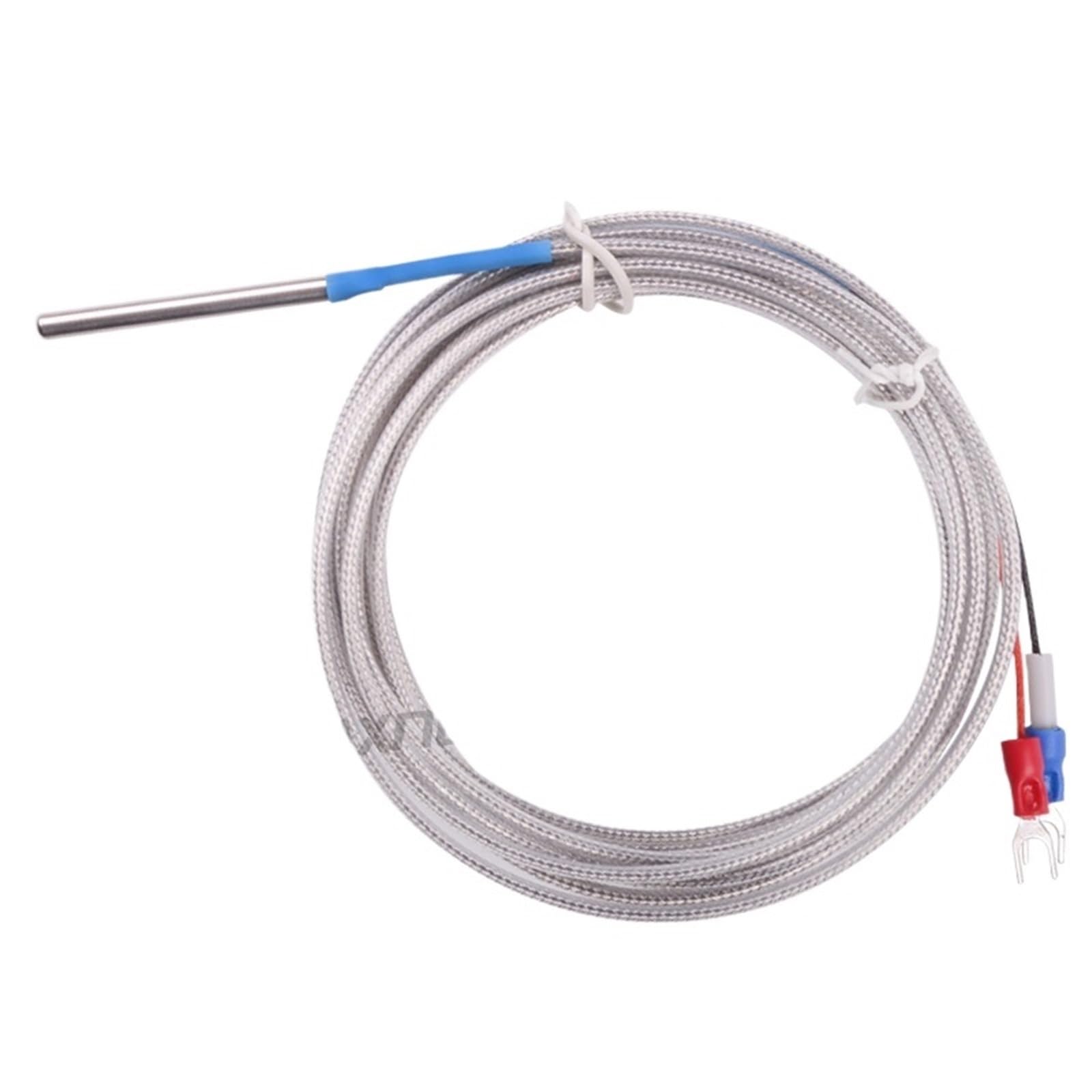 Sonda termopar K Sensor de temperatura 2m Cable 0~800C for medir el controlador de temperatura del horno de caldera(2M 5X50)