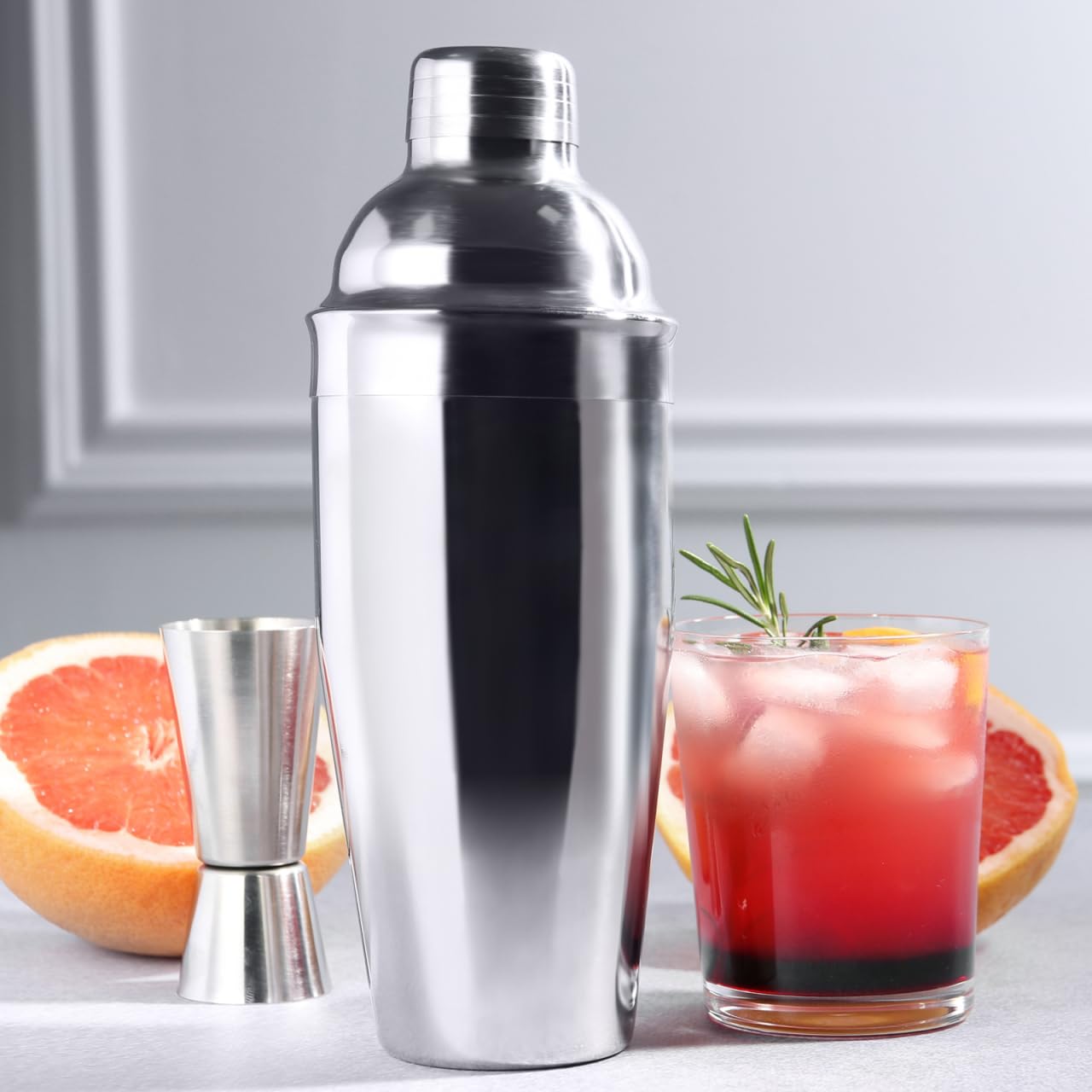 Zerodeko Tapa de acero inoxidable para coctelera de 550 ml, reutilizable, accesorios para cócteles y bebidas, ideal para bar y para el hogar