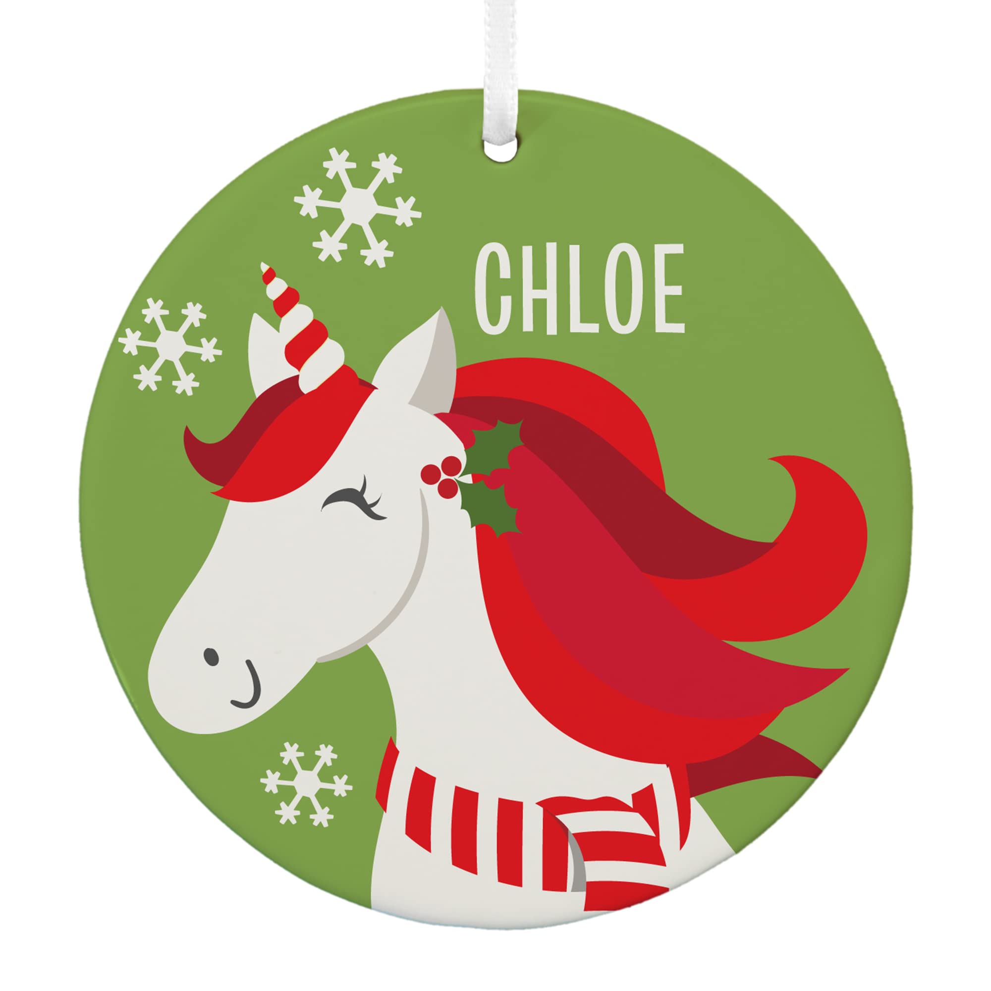 Let's Make Memories FA La La Friends Personalized Christmas Ornament - for Friends or Family - Customize Name - 3.75