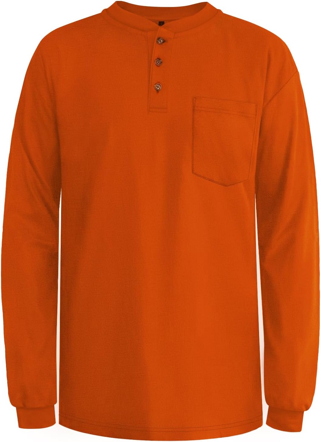 FR Shirts 5.5OZ Flame Resistant Welding Shirt, 100% C FR Clothing for Men, Men's Fire Retardant Welding Jacket for Safety Work, Heavy Durable Welding Gear, Orange-YL 2XL