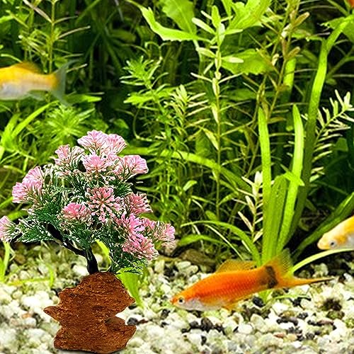 Árvore do peixes,Aquário Paisagem Resina Plantas Artificiais - Paisagem artificial segura e mini, ac