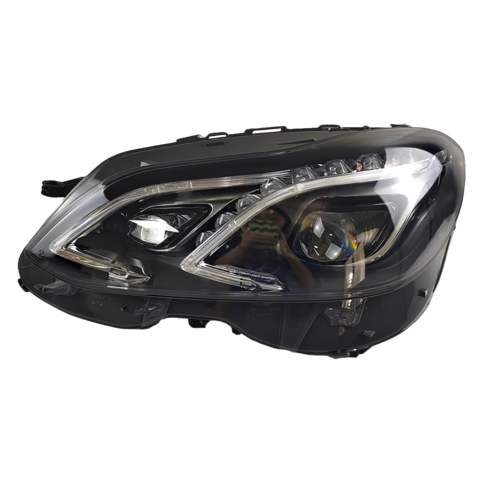 Akcesoria samochodowe lampa LED 2015-2018 kompatybilna z Mercedes Benz E klasa W212 212 reflektor oryginalny montaż reflektorów systemy oświetlenia samochodowego(Left with module)