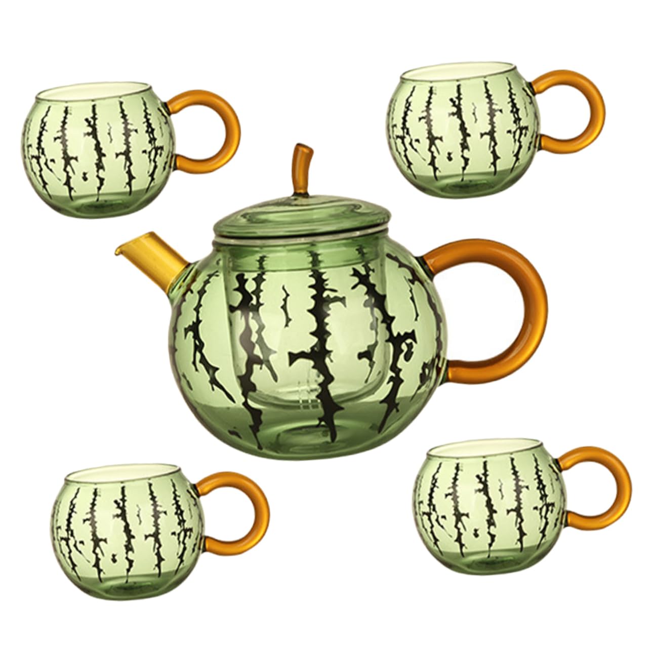 Cabilock Tetera De Cristal Pequeña y Práctica Ideal Para Té Suelto y Té En Bolsa