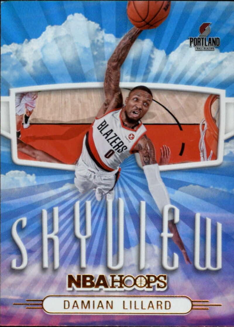 Amazon.com: 2022-23 Panini NBA Hoops Skyview Holo #11 Damian