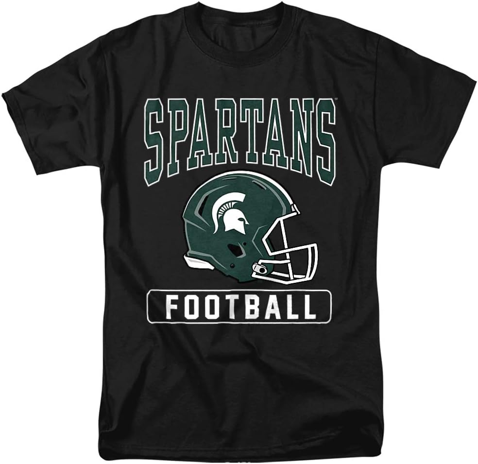 Michigan State University Football Helmet Unisex Adult T Shirt
