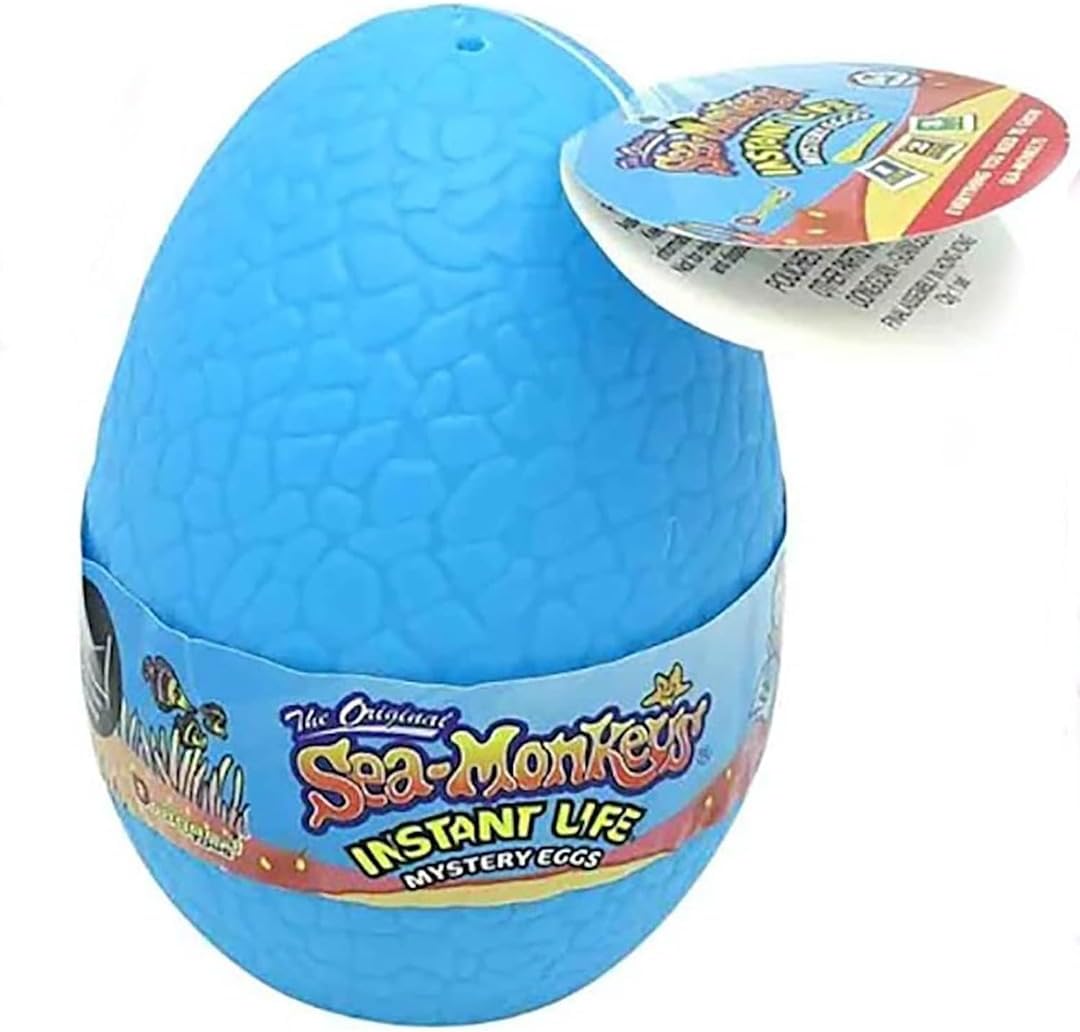 Kit Mystery Egg Refill - Contains Sea Monkey Eggs, Water Purifier, Sea Monkey Food, And Feeding Spoon - Amazing Science Experiments For Kids Grow Your Own Pets - RANDOM COLOUR SUPPLIED