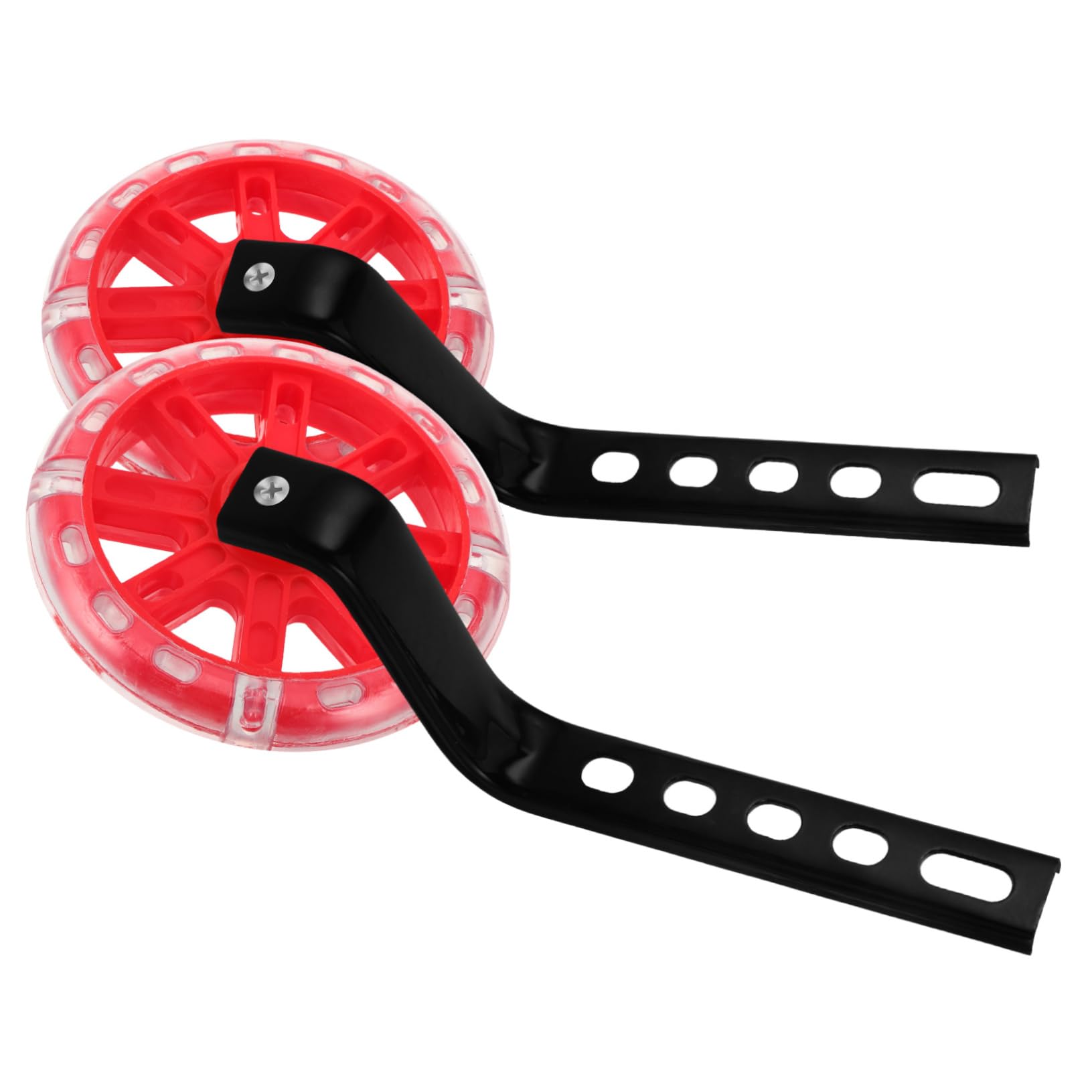 BESPORTBLE 1 Set Bike Training Wheels Heavy Duty Stabilizers with Flashing Lights for Enhanced Safety and Balance Development for Use