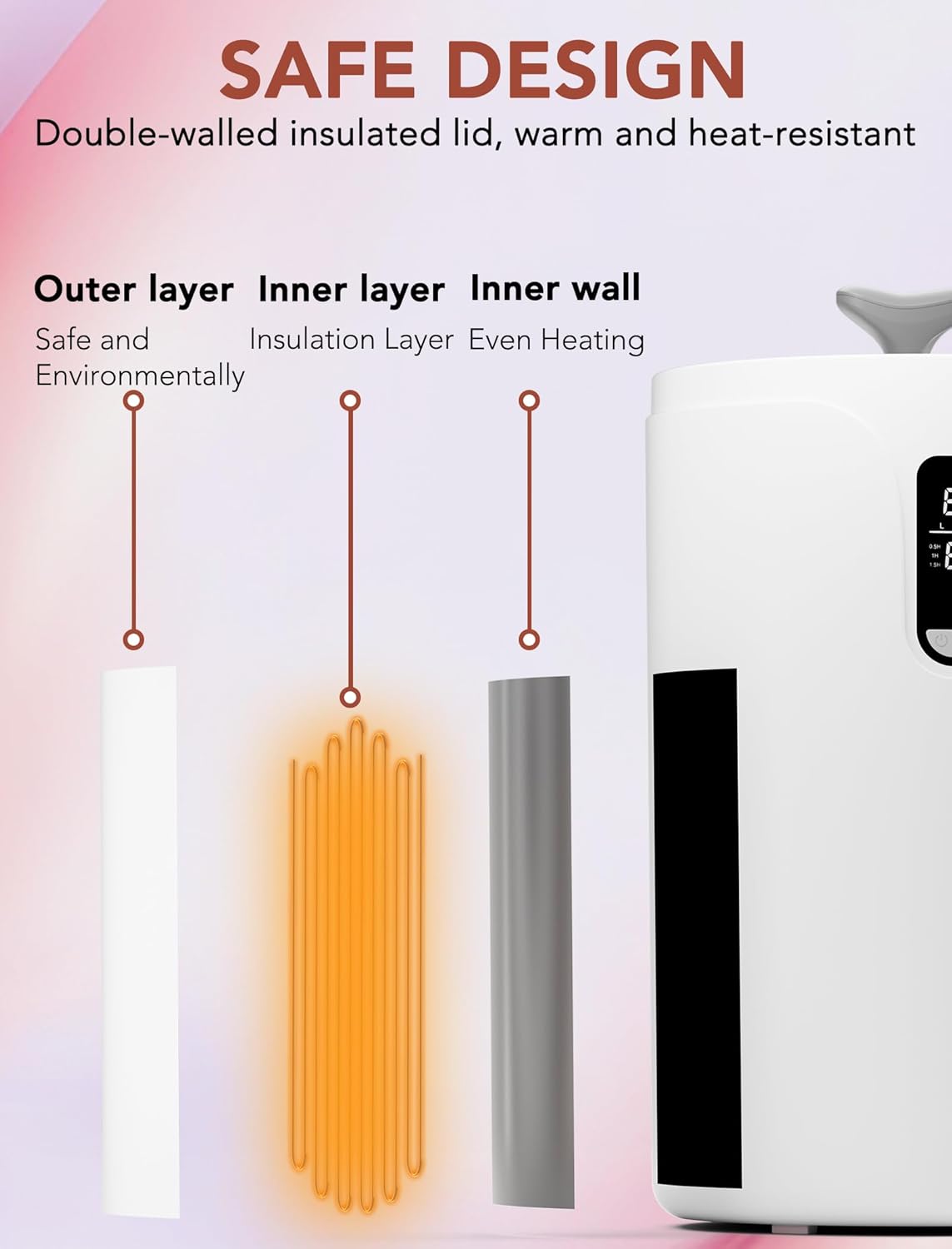 Towel Warmer, 20L Large Towel Warmers Bucket for Bathroom & Spa, With Timer & Reservation Function, 3 Temperature Adjustable, LCD Screen, Fits Blankets, Bathrobes, PJ's for Home, Gym, Salon