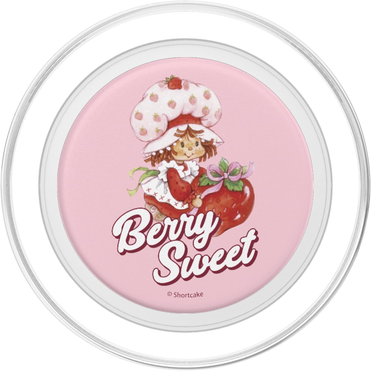 Strawberry Shortcake Berry Sweet Vintage Garden Cutie Logo PopSockets MagSafe PopGrip for iPhone