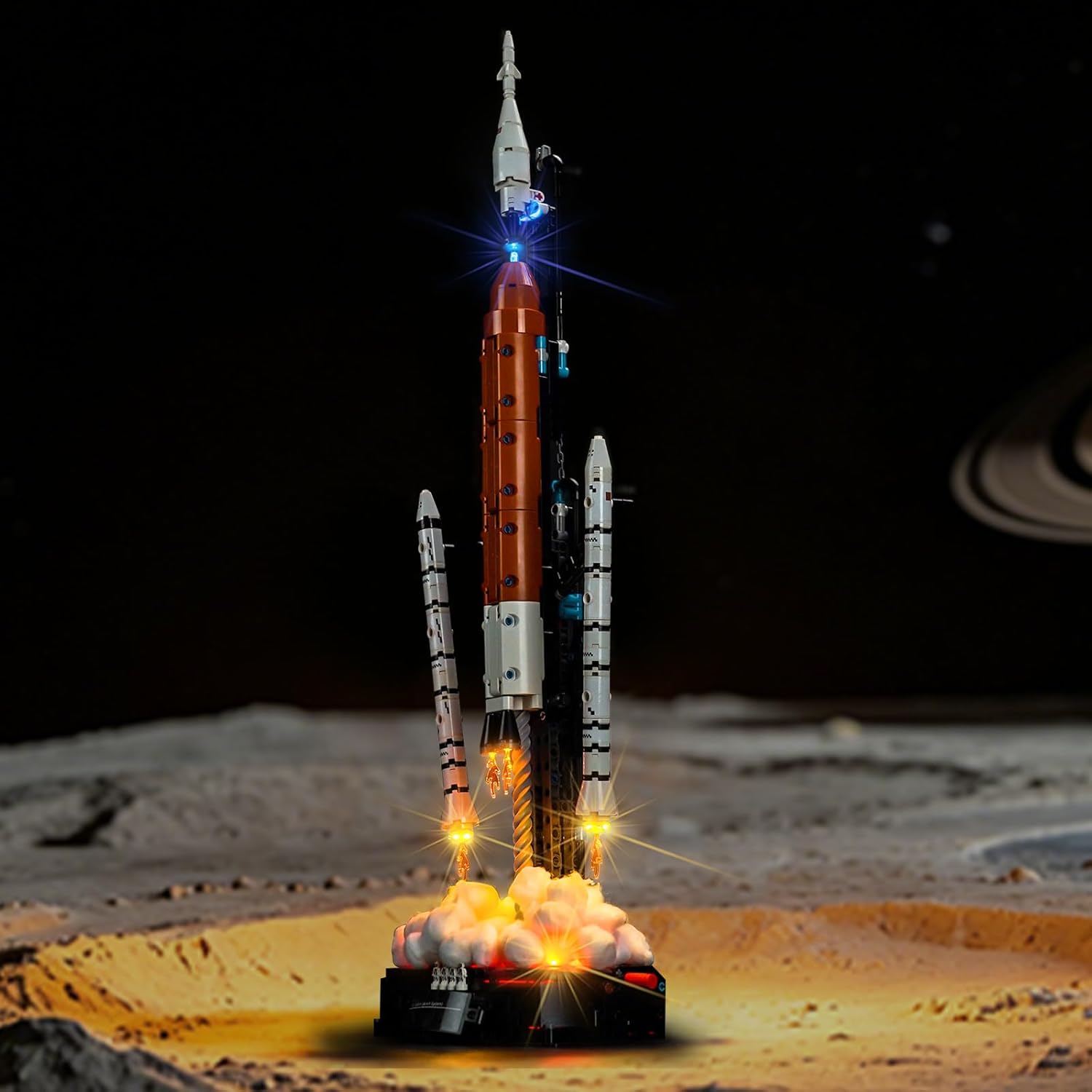 Upgraded Led Light Kit Compatible with LEGO Technic NASA Artemis Space Launch System Rocket Building Set, Compatible with LEGO 42221, Best Gifts for Space Enthusiasts (Model Not Included)
