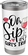 Oh Sip It's A Girls Trip Travel Party Stainless Steel Insulated Tumbler
