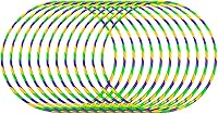 Vista 2 de Hula Hoop de 24 pulgadas - Juego de 12 (docena) Paquete de fiesta festiva