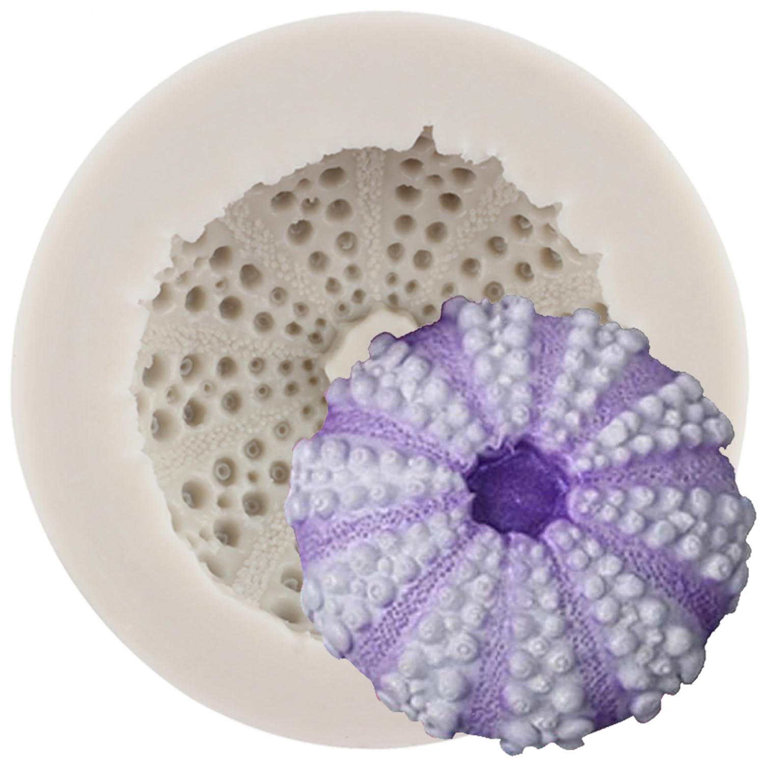 Sijiangmold Sea Urchin Silicone Fondant Moulds Sea Urchin Mould