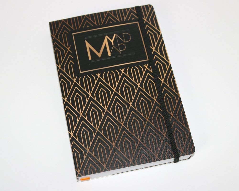 MYnd Map My Journal Limited Edition - The Ultimate 90 Days Productivity and Mindfulness Journal, Undated Monthly, Week & Daily Planner, Hand Illustrations - Get Productive Achieve More