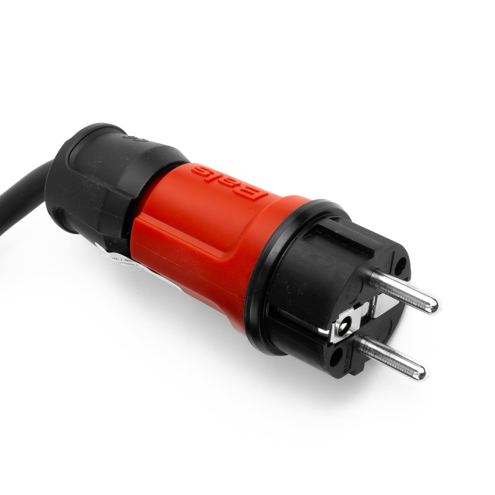 Doktorvolt Rallonge électrique - 4 prises - 15 m - Multiprise 3 x 1,5 mm² - Résistant à l'huile et aux intempéries - Noir