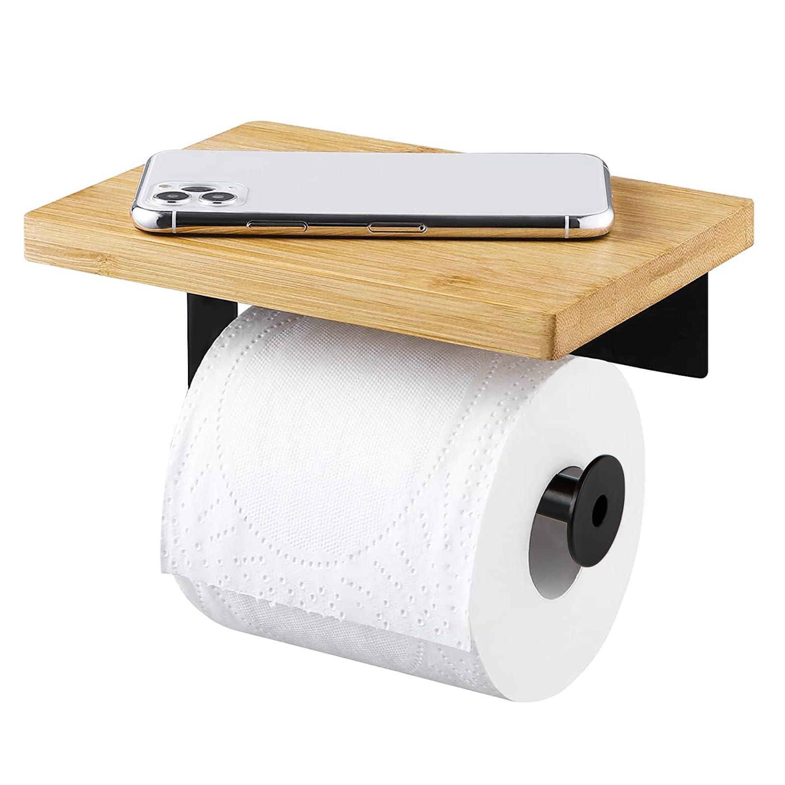 Support De Papier Toilette Sans Perçage En Aluminium, Support Mural