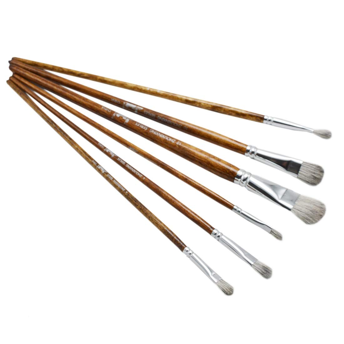 Set Di Pennelli 100 Pezzi Di Spazzole Per Capelli In Nylon Per K Di Ptura Professionale Per Artisti Di Ptura Ad Acquerello Ad Olio Acrilico - Foto 6