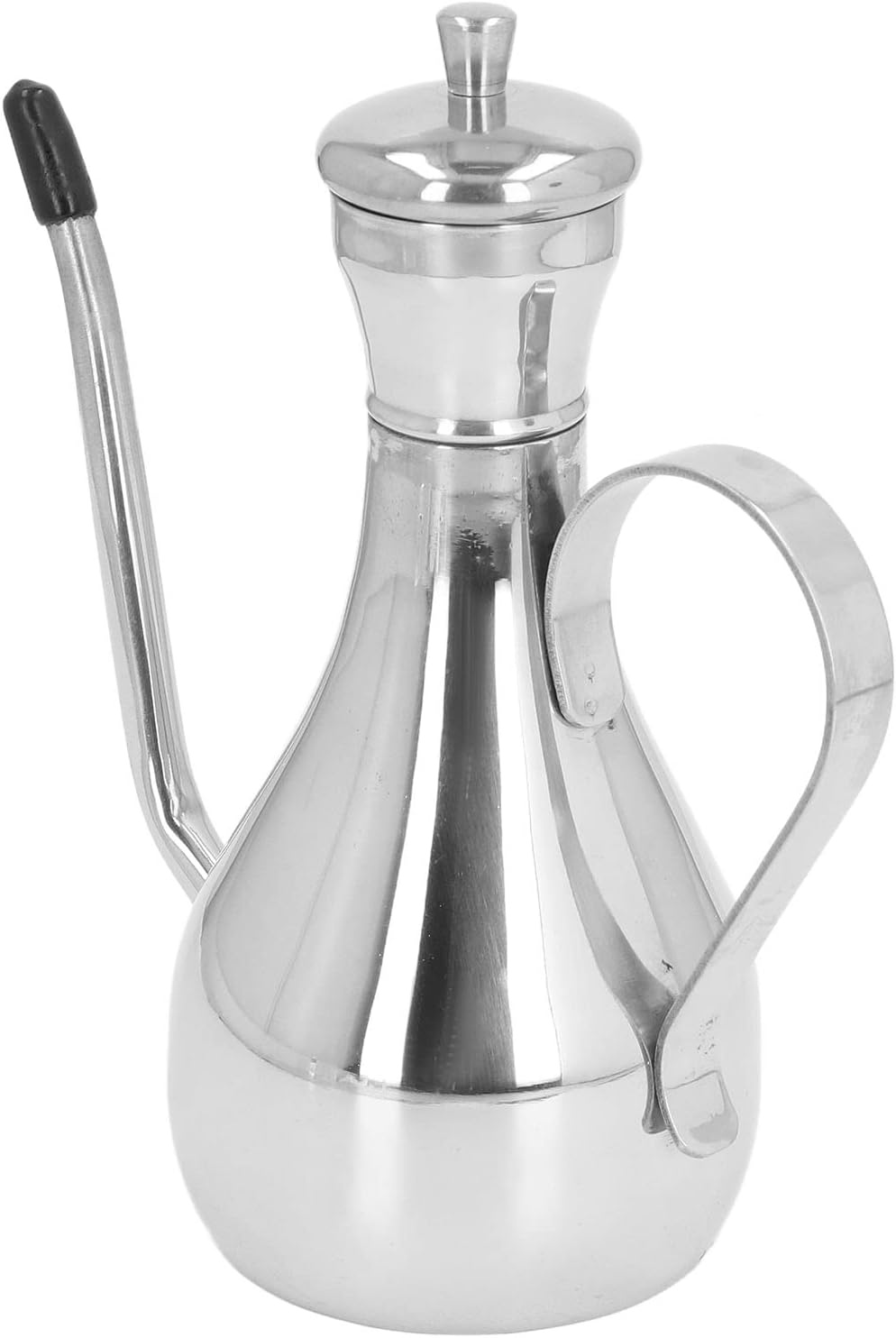 Walfront Stainless Steel Oil Dispenser Leak Proof No Drip Bottle for Olive Oil Vinegar Sauce Storage Container Can Decanter 304