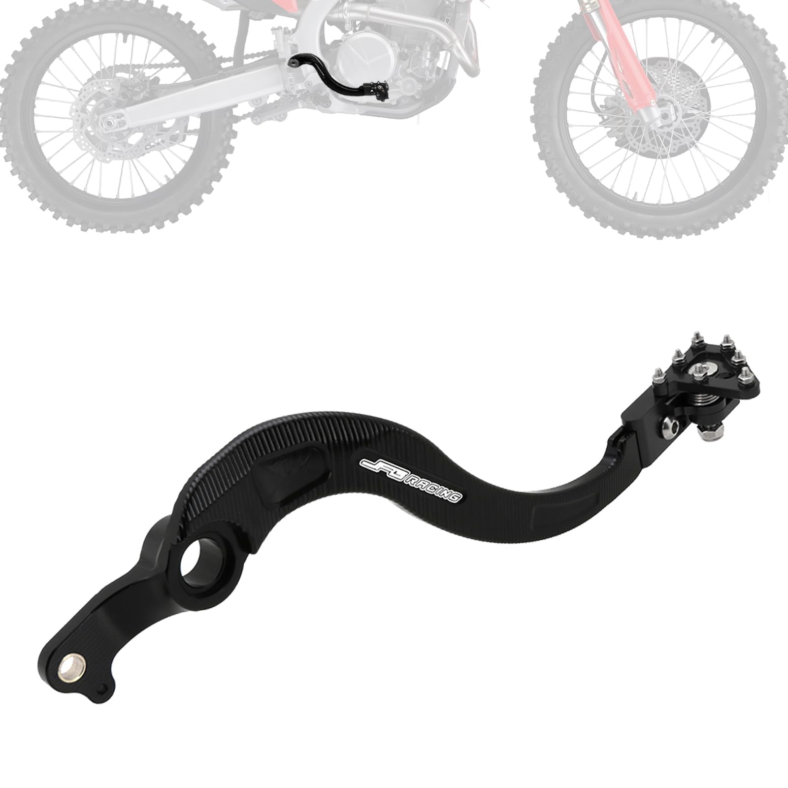JFG RACING Dirt Bike Rear Brake Foot Pedal for CRF250R//CRF450R/CRF450RX