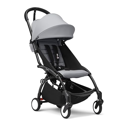Stokke YOYO3 Stroller from 6 Months - Includes Black Frame/Stone