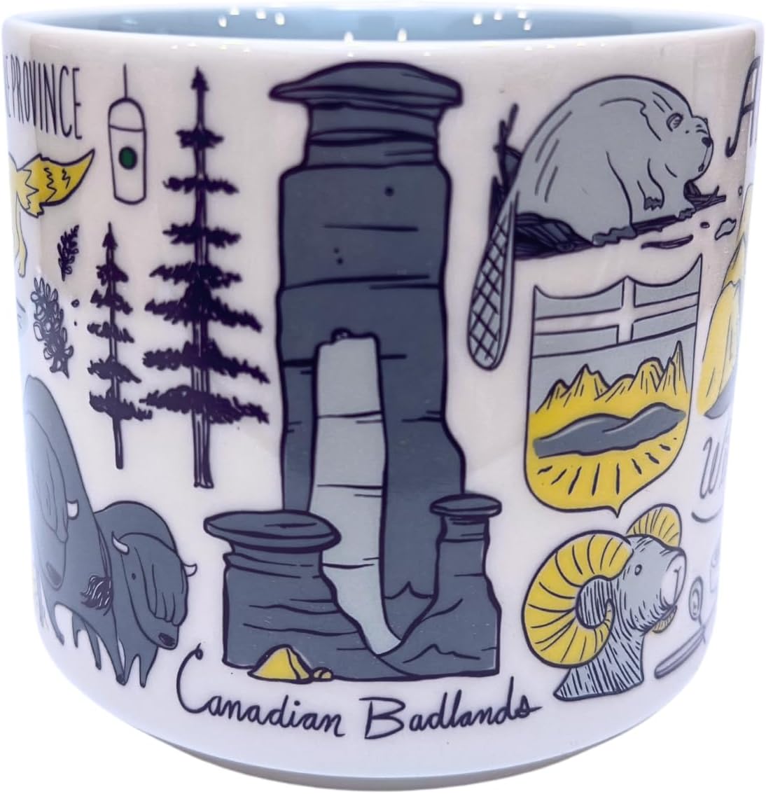 Starbucks Been There Series Alberta Ceramic Mug, 14 Oz