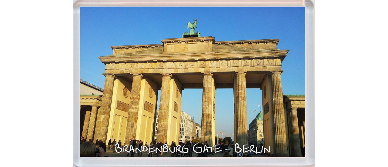 Brandenburg Gate - Berlin - Germany - Jumbo Fridge Magnet