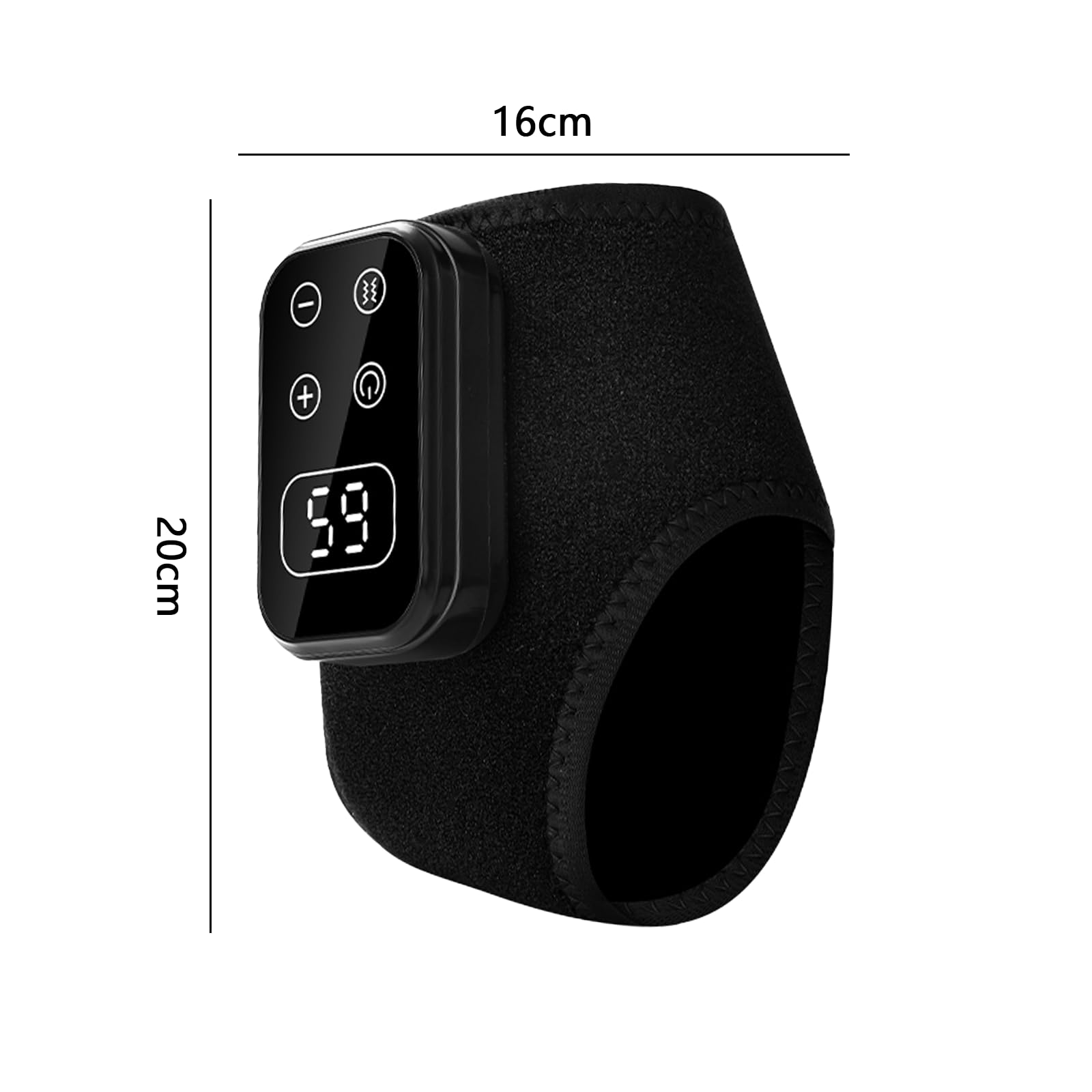 Appareil de massage des pieds 3-en-1, appareil de massage des pieds électrique mis à jour 2026, 5 modes de vibration et 6 réglages de chaleur (40-65℃), masseur de cheville portable sans fil, cadeau