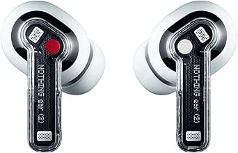 Nothing Ear (2) – Kabellose Kopfhörer mit ANC (Active Noise Cancelling), Hi-Res Audio-Zertifizierung, Dual Connection, leistungsstarker benutzerdefinierter 11,6-mm-Treiber – Weiß