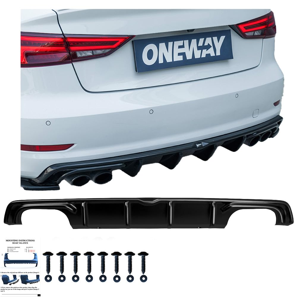 Oneway Jupe de pare-chocs arrière (Diffuseur) sur mesure