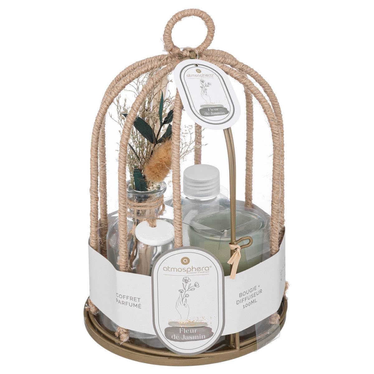 Offrir le coffret cadeau cage Paola Atmosphera pour une pendaison de crémaillère