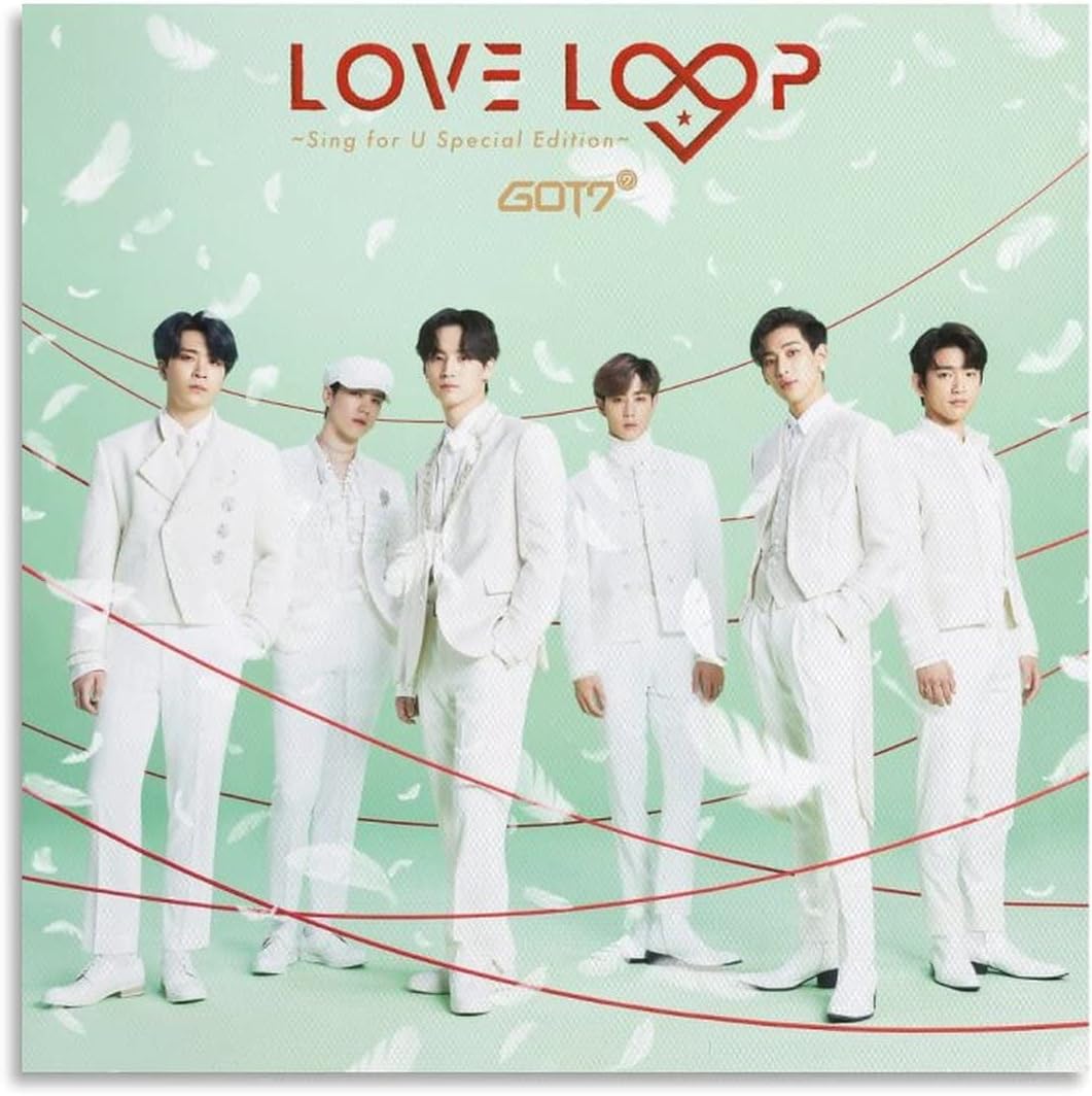 GOT7 LOVE LOOP サイン入りポスター GOT7 LOVE LOOP サイン入りポスター GOT7 - Loop ALBUM+1P KPOP by