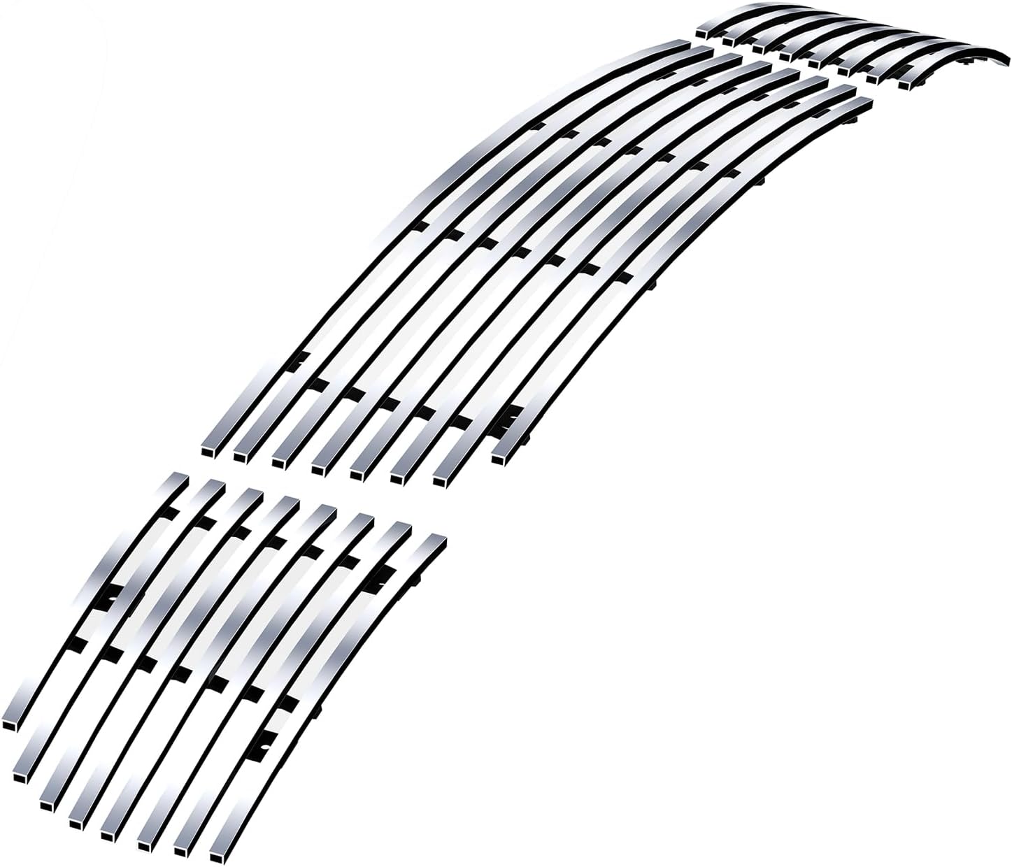 APS Compatible with Volkswagen Rabbit 2007-2009 Lower Bumper Horizontal Billet Front Grill Grille Insert S18-A53556V