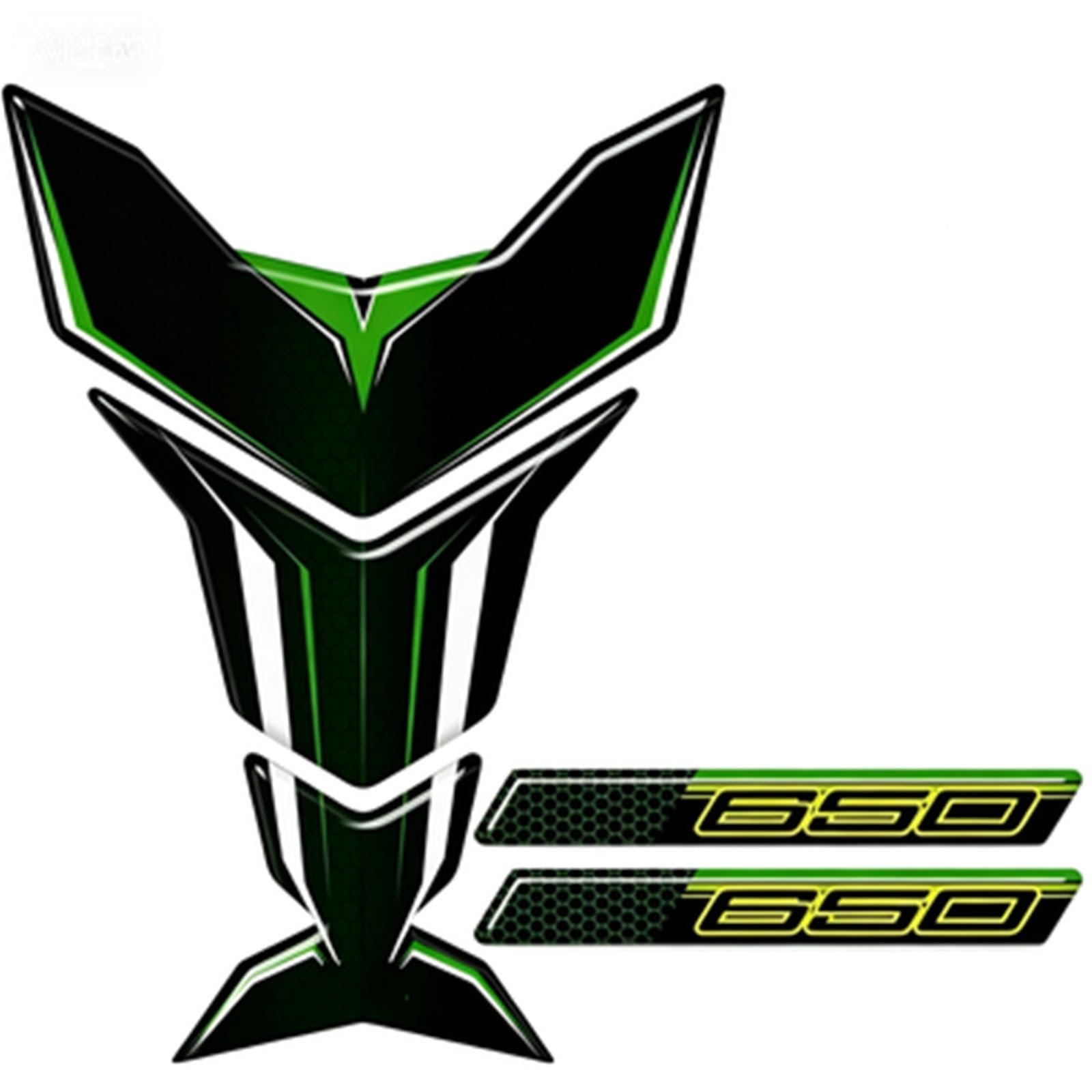 Motorcycle TankPad Stickers Kit Badge Protection Fairing for Kawasaki for Ninja 650 for Z Z650 for VERSYS 2018-2021 Accessories(Color3)