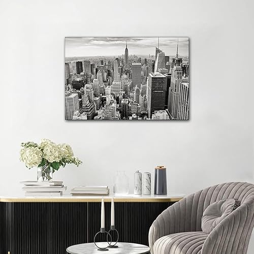 Vista 32 de 1 lienzo decorativo para pared, ferrocarril a través del bosque de pinos con niebla, decoración moderna para el hogar, sala de estar, arte de pared