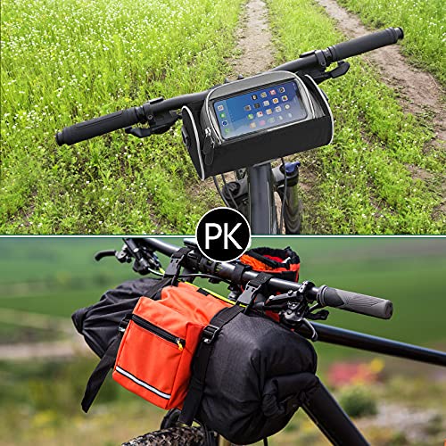 JNUYISW Borsa da Manubrio Bici, Borsa da Bici