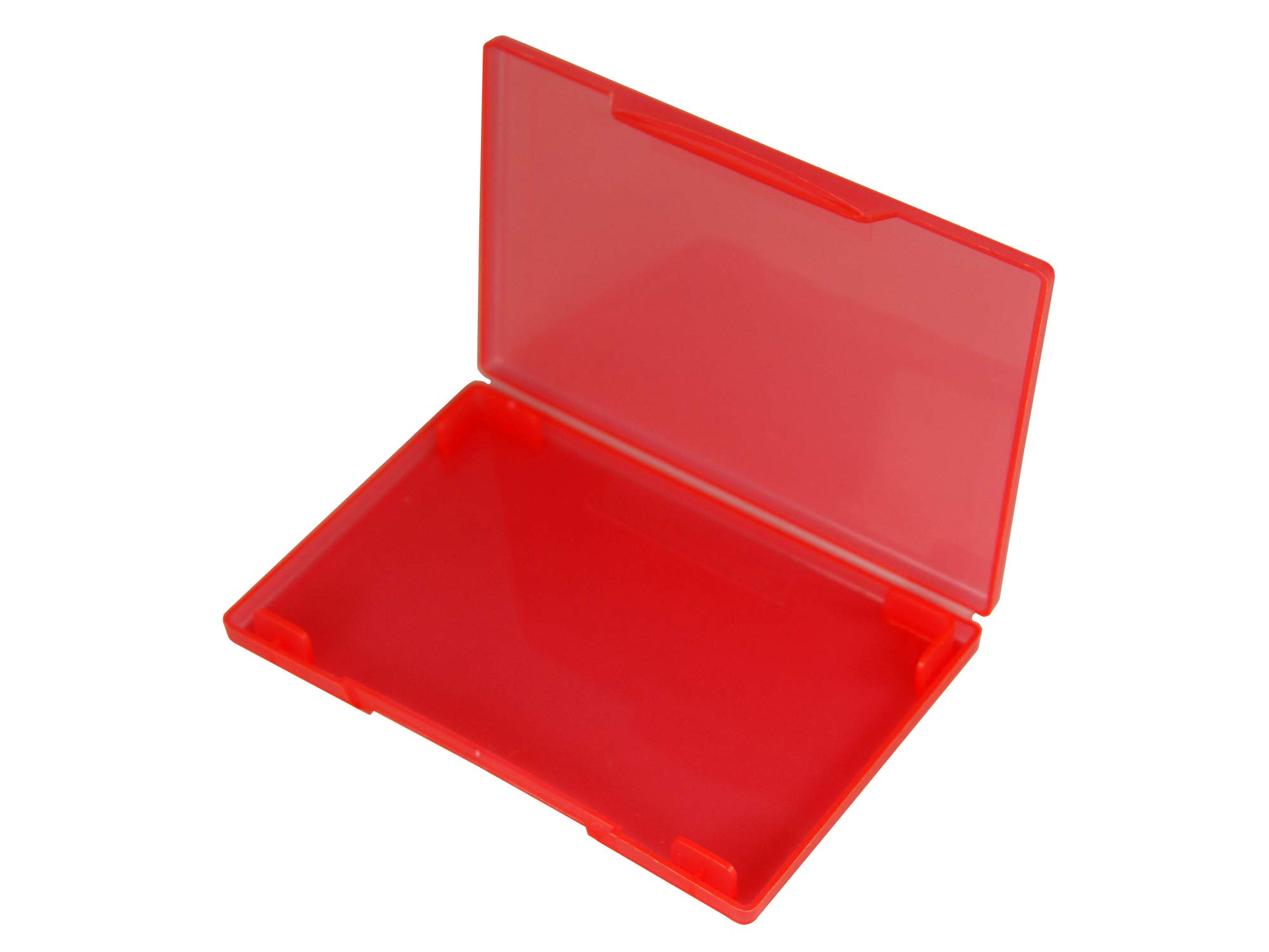 WestonBoxes Plastic Business Card Pocket Wallet for 10-15 Cards or 2-3 Debit or Credit Cards (Red, 5-Pack) — image 1
