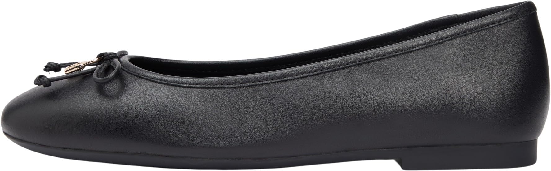Tommy Hilfiger Women Hilfiger Smooth LTHR Ballet FW0FW09006 Ballerinas, Black (Black), 41