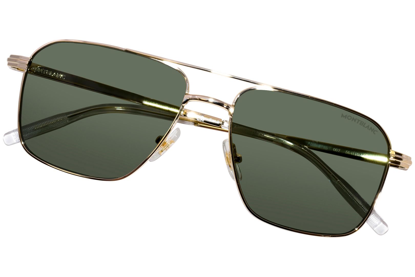 Montblanc MB0278S-002 56 Sunglass Man Metal Sonnenbrille, Sport, Gold (Gold), Einheitsgröße
