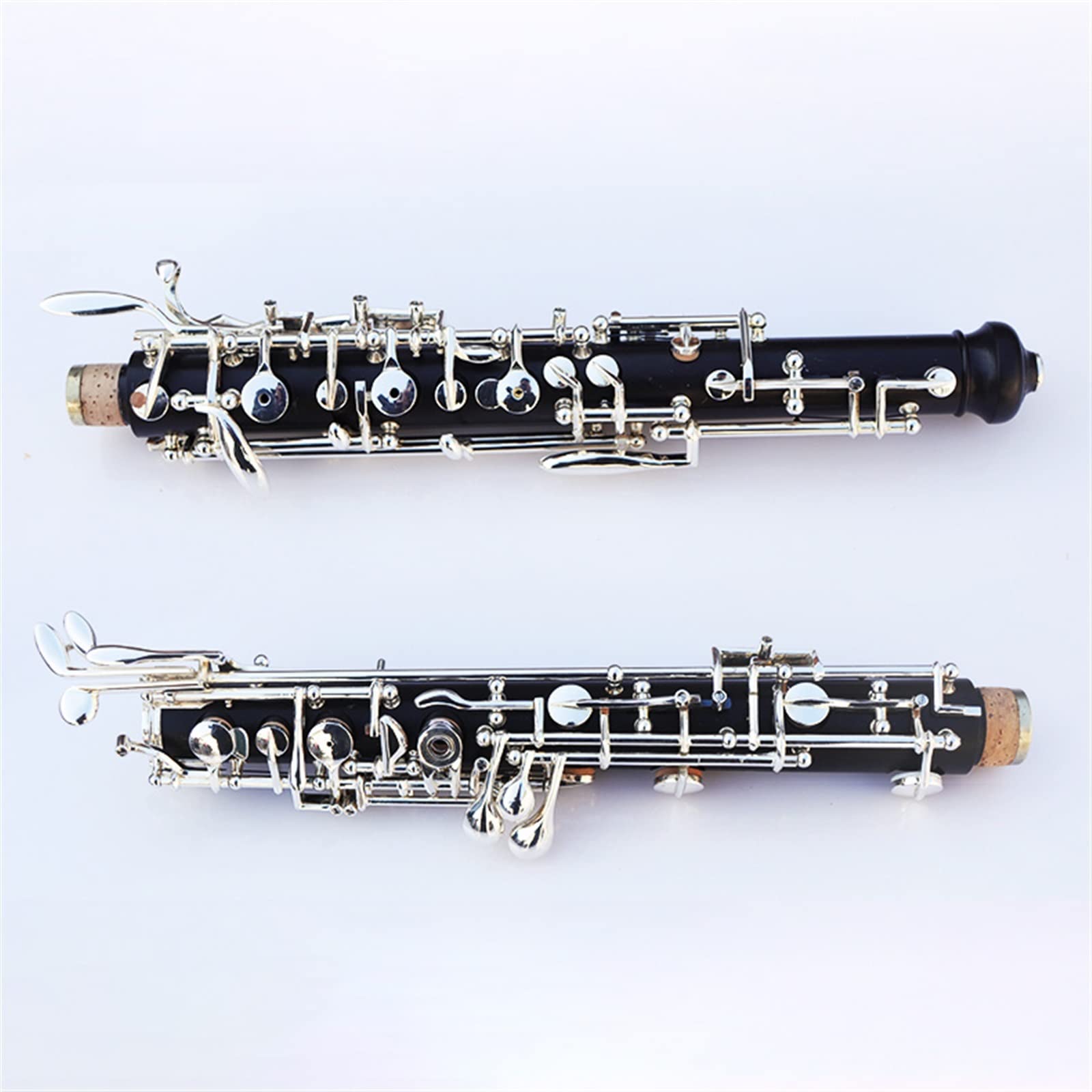 Oboe Oboe Semiautomatico con Corpo in Ebano per Oboe con Chiave in Do Argentato con Astuccio Speciale per Strumenti Musicali