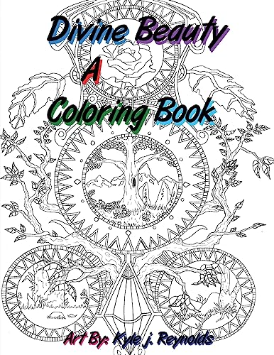 Divine Beauty: adult coloring book