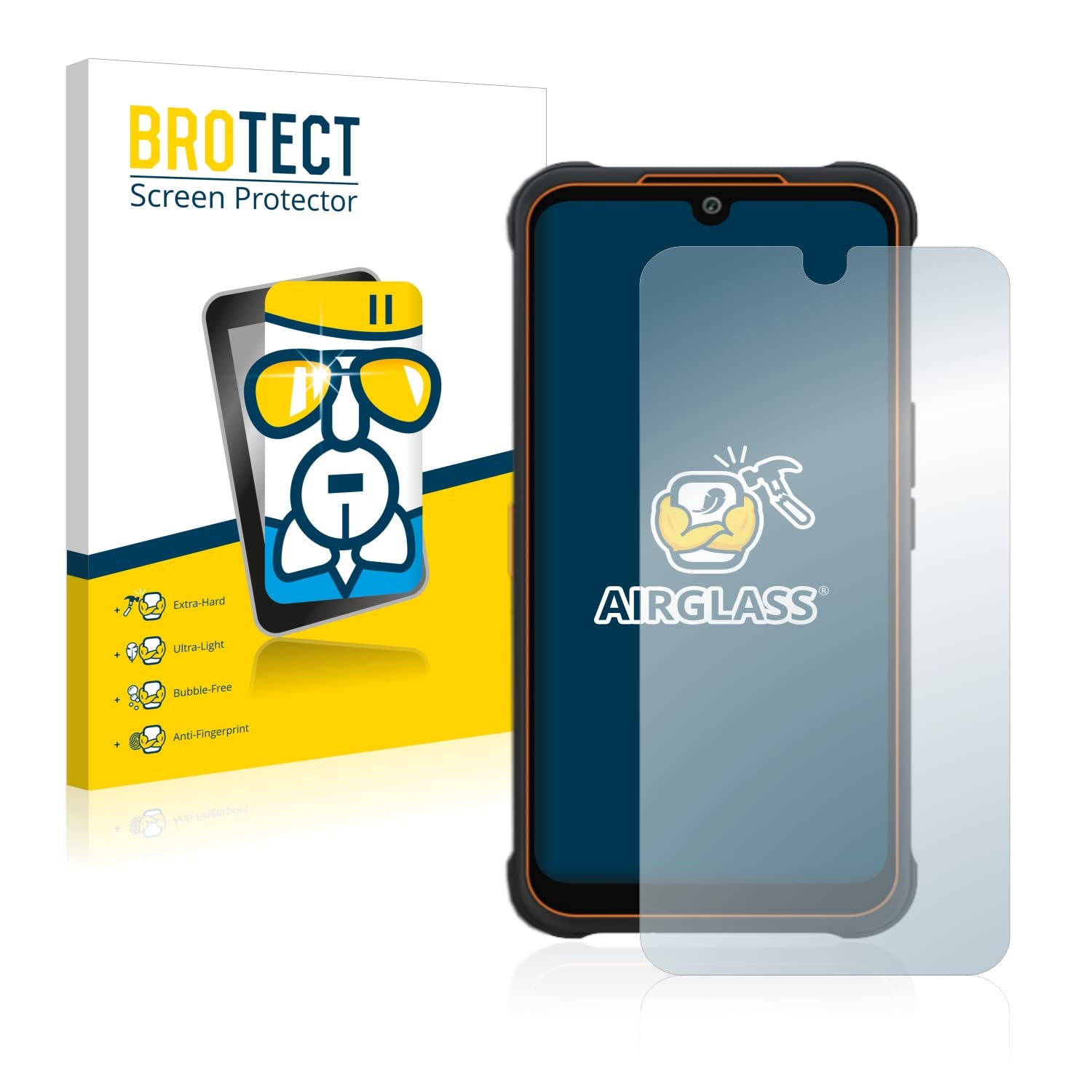 BROTECT AirGlass Panzerfolie Für AGM Glory G1S – 9H Härte, Kratzfest & Made In Germany