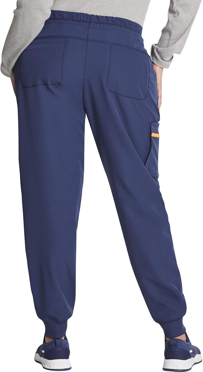 Dickies Dynamix Women Scrubs Pant Mid Rise Jogger DK234, M, Navy - Image 4
