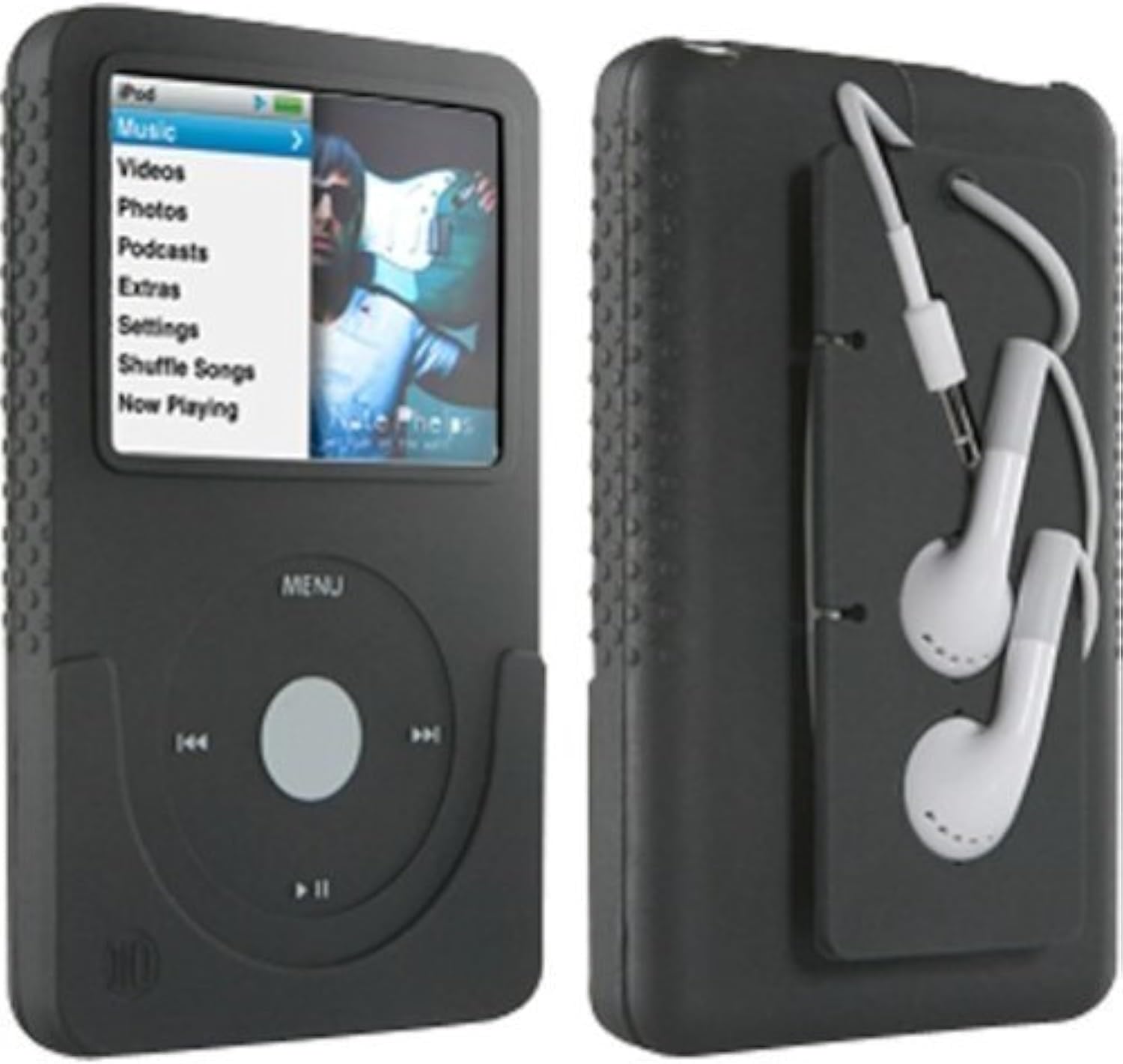DLO Jam Jacket with Cord Management for the 80/120 GB iPod classic 6G (Black) (Bulk Pack) : Electronics