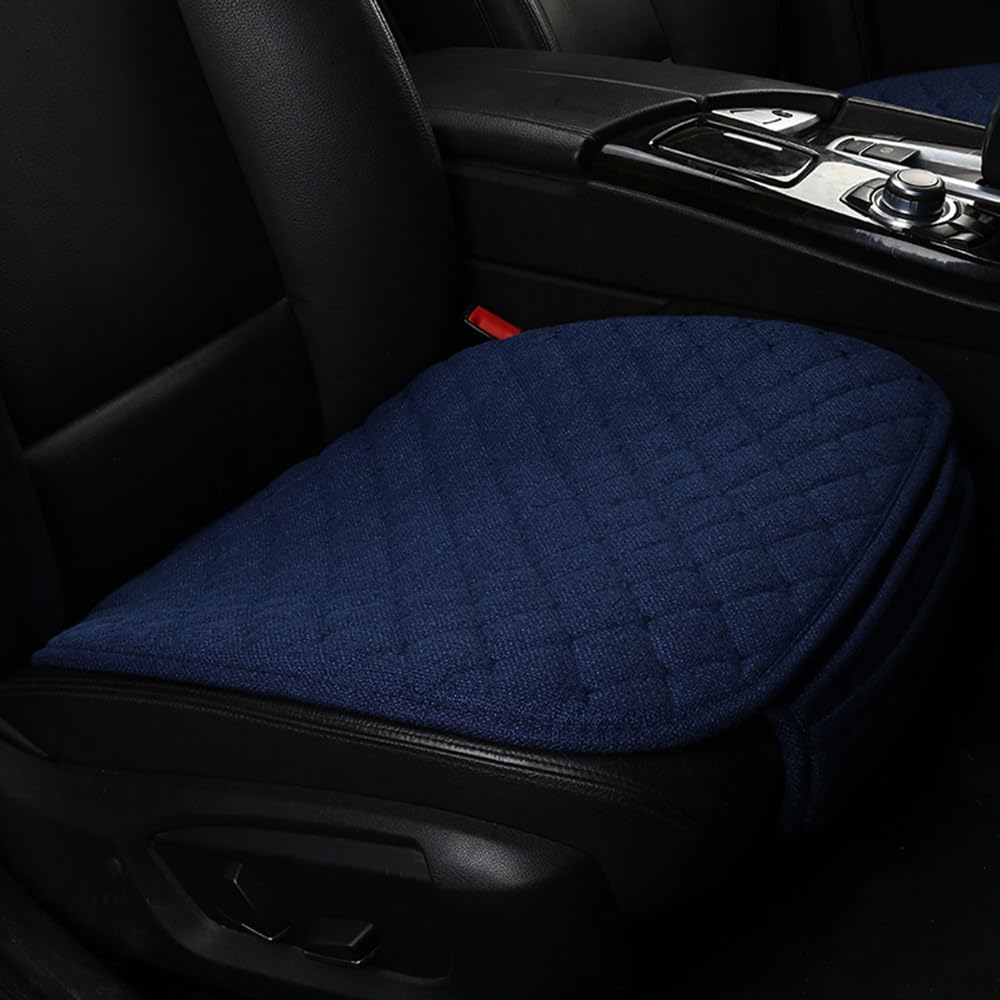WMJFG Car Seat Cushion for Mazda CX-50 2024 Relieve Hip Pressure Seat Pad Driver's seat Cushion Anti-Slip Breathable Seat Support Pad with Pocket,Blue