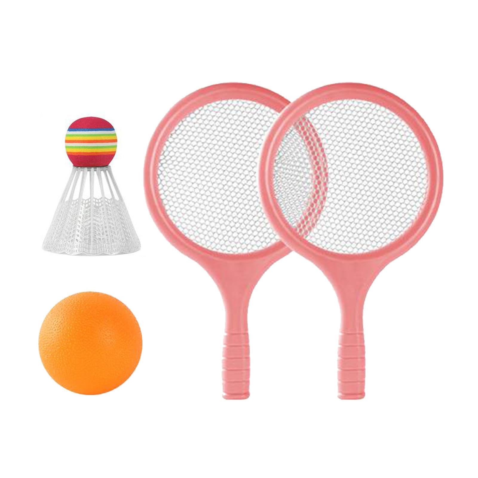 BNF®Kids Badminton Tennis Set with Ball and Badminton Shuttlecock for Boys Girls Pink|Sporting Goods | Tennis & Racquet Sports |2 Rackets-image-8