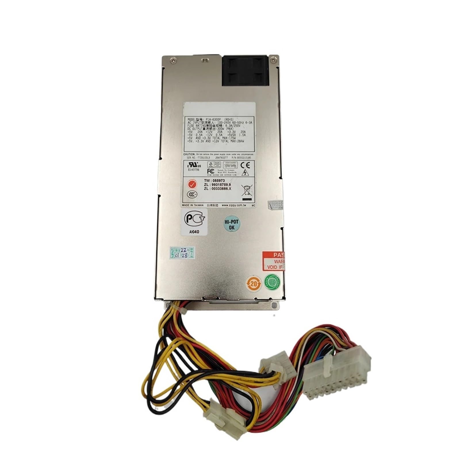BACYDLPL P1A-6300P 1U 300W 1U Power Supply