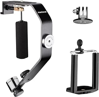 Mantona Stabilizzatore per action cam - 240 x 160 x 30 mm - Mini steadycam -...