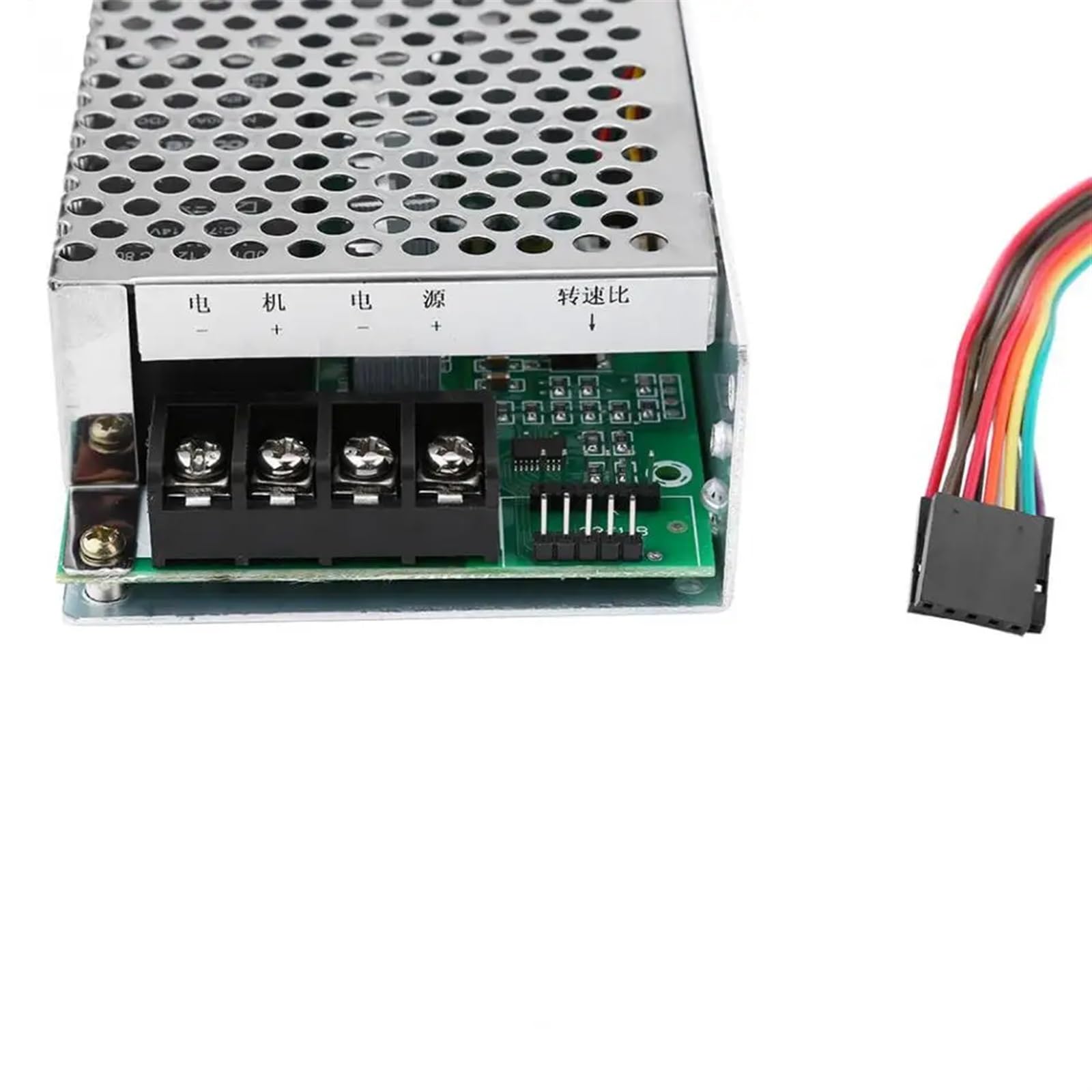 Controlador de velocidad DC 10-55V PWM, Motor de CC cepillado con pantalla Digital, interruptor Reversible CW CCW, módulo de accionamiento ajustable estable