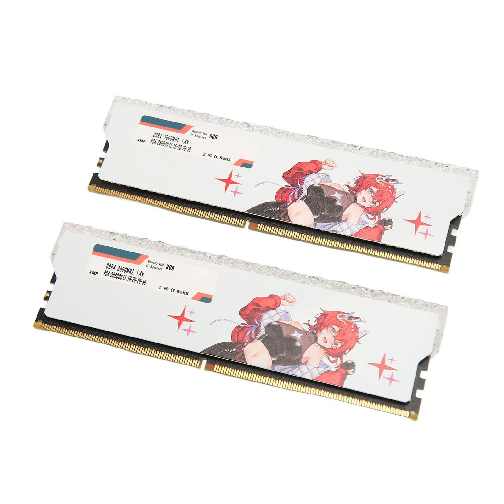Yctze Moduł Pamięci DDR4 16 GB 3600 MHz XMP2.0 do Gier CL16 — Doskonała wydajność i Obsługa RGB (32 GB (2x16 GB))